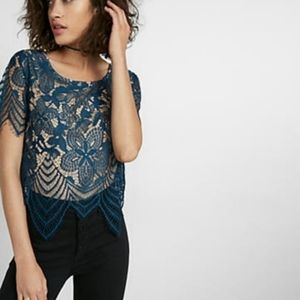 Express Lace Crop Top